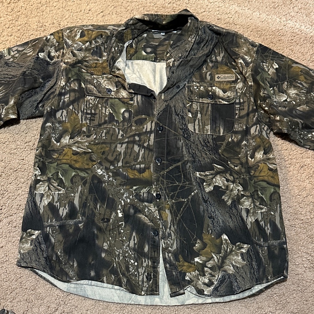 Columbia Men's Forest Camouflage Shirt